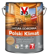 V33 impregnačná a ochranná bezfarebná lazúra 5L