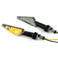 Smerovky na motorku LED STR8 micro black