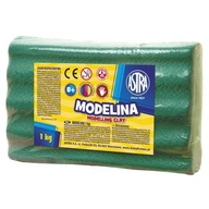 Modelovacia hmota 1 kg Astra zelená 304111008