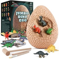 Dinosaur Jumbo Egg XXL vykopávka fosílneho archeológa