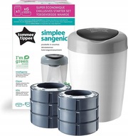 KOŠ + 6 TOMMEE TIPPEE SANGENIC JEDNODUCHÉ NÁPLNE