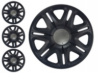 J-TEC NASCAR BLACK HUBCAPS 16