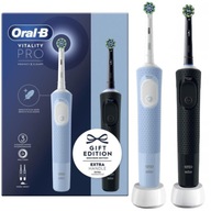 Elektrická zubná kefka Oral-B Vitality Pro D103 Duo čierna a modrá