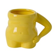 Hrnček na kávu Hrnček na čaj s mliekom Ceramic Yellow