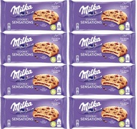 Sušienky Milka Sensations s kakaovou náplňou a čokoládovými kúskami 156g x8