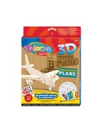 3D puzzle drevené lietadlo