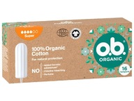 O.B.Organic Super tampóny - 100% bavlna 1 balenie 16 ks