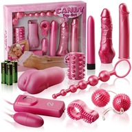 SÚPRAVA SEXUÁLNEJ VYCHYTÁVKY - GUĽOVÝ DILDO VIBRATOR