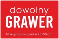 Gravírovaný tanier GRAWER s ľubovoľným textom