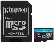 Kingston Canvas Go Plus SDCG3/256GB microSD karta 256 GB 170 MB/s adaptér