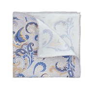 Svetlosivá Paisley Lancerto M.792 Pocket Square