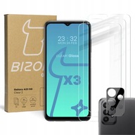 3x sklo BIZON + sklo na fotoaparát pre Galaxy A23 5G