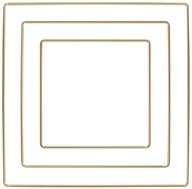 Kovový prsteň Gold SQUARE Lapač snov 3 ks.