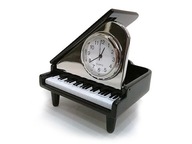 Miniatúrne piano Zebra Music s hodinkami