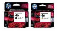 Sada 2x Hp 46 Ink Black + Color CZ637AE F6T40AE