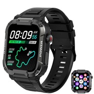 prémiové hodinky pánske smartwatch konverzácie menu pl tlak pulz kroky šport