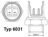 WAHLER 6031.92D Tepelný spínač, ventilátor