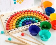 MONTESSORI DREVENÁ MONTESSORI RAINBOW priamočiara píla