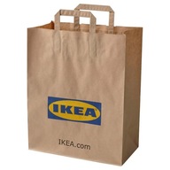 IKEA NÁKUPNÁ TAŠKA BIO PAPIER 38 CM