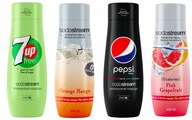 Sirupy Sodastream BEZ CUKRU PEPSI 7UP OVOCIE 4x