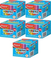 MAPED COLORPEPS CHALK COLOR BOX 100KS x5