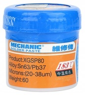 MECHANIC XGSP80 FLUX 60g FLUX spájkovacia pasta na spájkovanie BGA SMD 183C