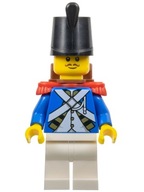 LEGO Figúrka pi193 Imperiálny vojak Piráti Pevnosť Eldorado + mušketa