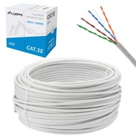 SIEŤOVÝ KÁBEL LAN UTP RJ45 CAT 5E 100m TWIST