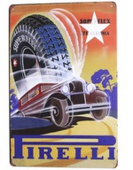 Pirelli Retro Vintage dekoratívna plaketa