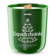 Sójová sviečka ako DARČEK vonná sviečka CHRISTMAS TREE SCENT, Vianočná borovica