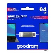 GOODRAM PENDRIVE MEMORY USB 3.2 USB A+C OTG 64GB