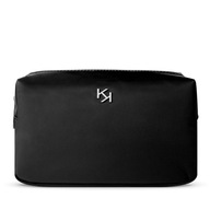 KIKO MILANO Beauty Case, elegantná, veľká, čierna cestovná kozmetická taštička na zips