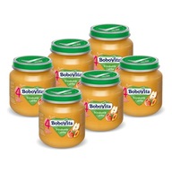 BoboVita Fruits SADA broskýň a jabĺk 6x125g