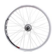 KOLESO 24 PREDNÉ ALU SHIMANO S GENERÁTOROM 3W 6V strieborné