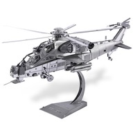 Piececool 3D kovové puzzle - Helikoptéra WUZHI-10