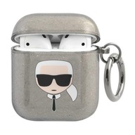 POUZDRO NA LIETADLÁ 1/2 KARL LAGERFELD KRYT ČIERNY GLITTR.