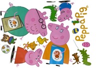 Peppa Pig Nálepky na stenu Peppa Pig