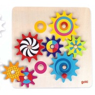 GOKI RAINBOW GEARS PUZZZLE 58530