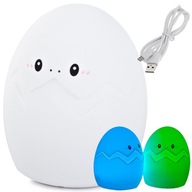 Detské nočné svetlo LED Egg RGB USB Touch