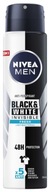 NIVEA MEN BLACK & WHITE NEVIDITEĽNÝ Svieži ANTIPERSPIRANT SPREJ 48H 250ml