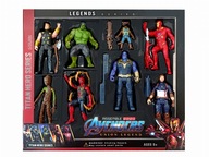 LED figúrky 8v1 AVENGERS SPIDERMAN HULK THOR THANOS HULK IRONMAN GROOT