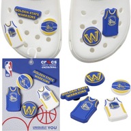 CROCS JIBBITZ SHOES PIN SADA 5 NBA GOLDEN STATE WARRIORS