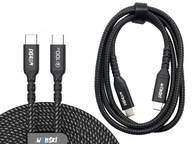 KÁBEL USB-C/USB-C 1 m 100 W NA NABÍJANIE AUDIO VIDEA