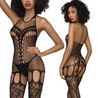 Fancy me čierne sieťované bodystocking S/M/L Pen