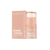 CLARESA CHEEK2CHEEK KRÉMOVÝ KRÉMOVÝ ZVÝRAZŇOVAČ TYČ 01 PEARL SHINE