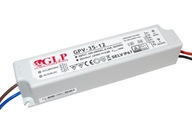 HERMET NAPÄTOVÝ ZDROJ PRE LED 36W 3A 12V IP67 GPV-35-12E GLP