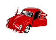 WELLY OLD TIMER PORSCHE 356 B RED 1:34 KOV NOVÝ MODEL