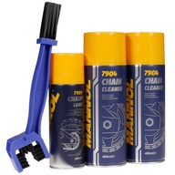 MANNOL Chain Set Grease 2xCleaner Brush