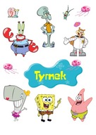 Výtlačok fondánu s menom SpongeBob v 1