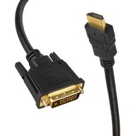 KÁBEL DVI 24+1 HDMI v1.4 FullHD 1080p 2m